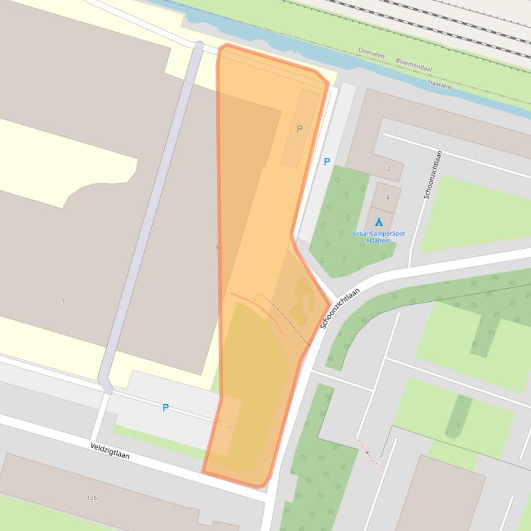 Kaart van postcodegebied 2015CV.