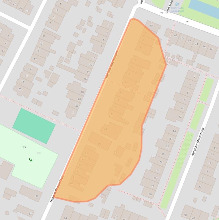 Kaart van postcodegebied 2015JM.