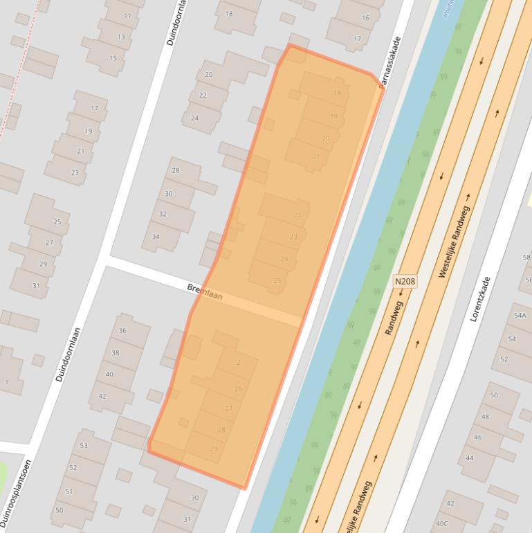 Kaart van postcodegebied 2015KL.