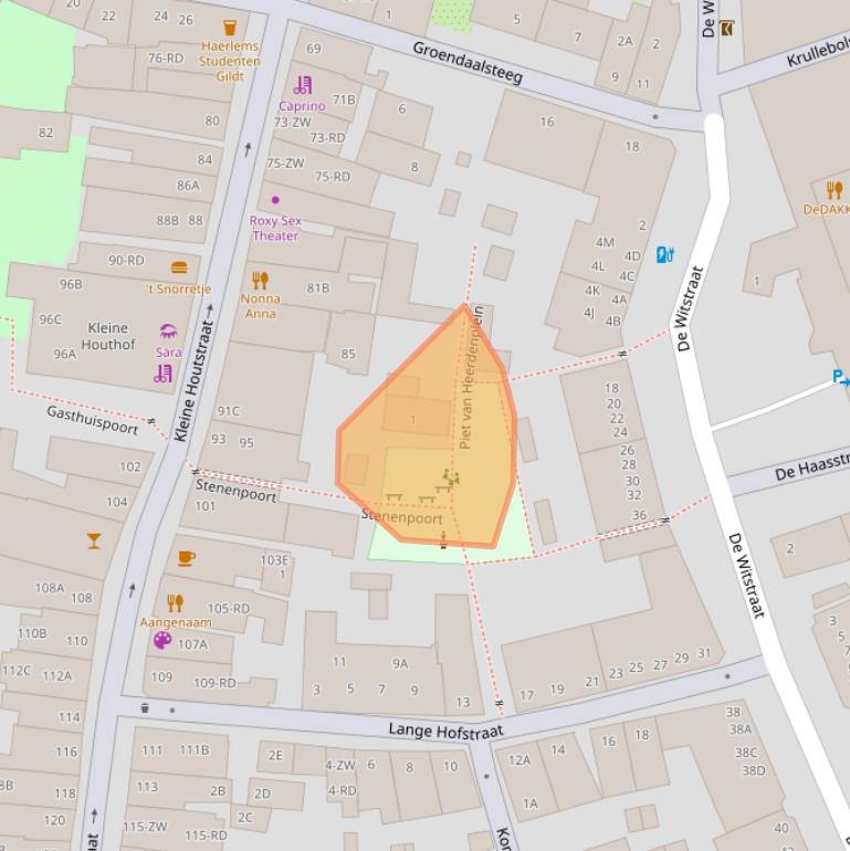 Kaart van postcodegebied 2019DK.