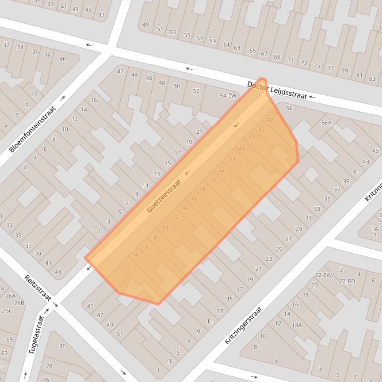 Kaart van postcodegebied 2021SE.