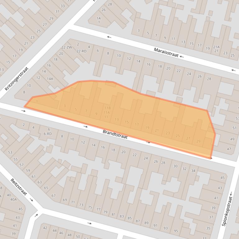 Kaart van postcodegebied 2021SL.