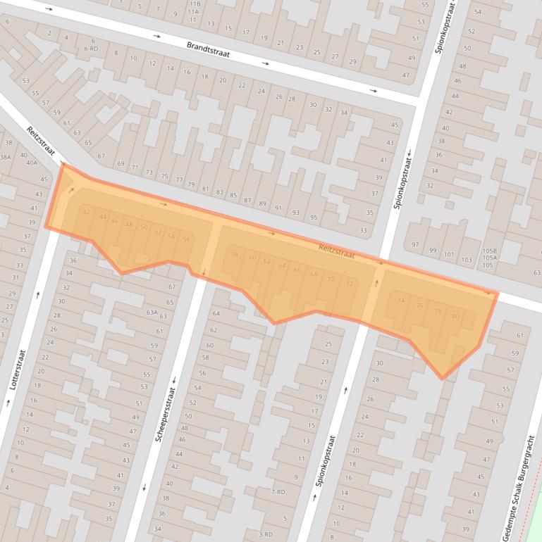 Kaart van postcodegebied 2021TT.