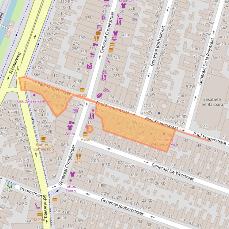 Kaart van postcodegebied 2021XN.