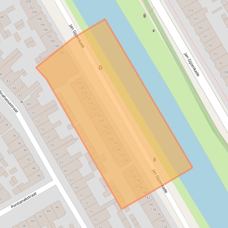 Kaart van postcodegebied 2022DP.