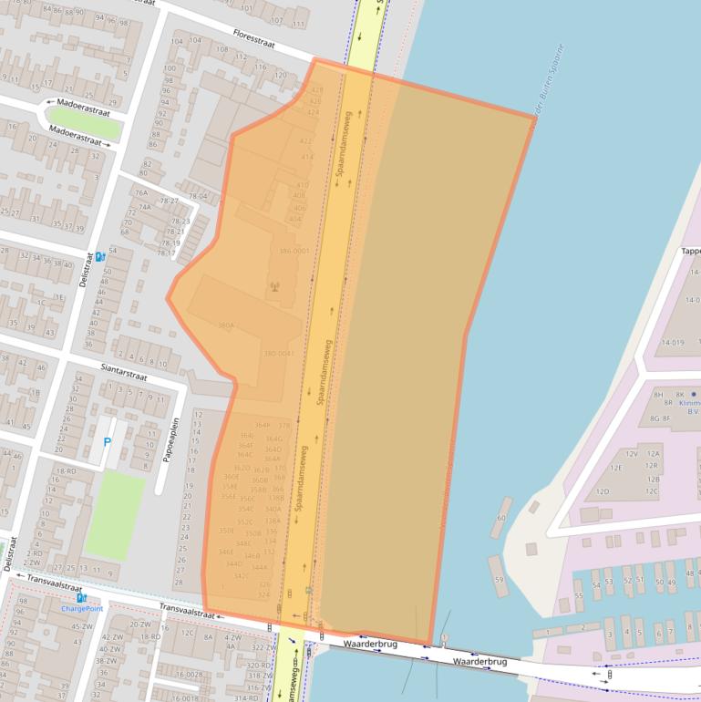 Kaart van postcodegebied 2022EA.