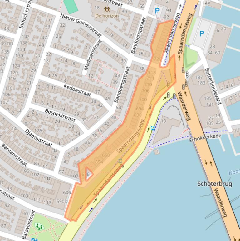 Kaart van postcodegebied 2022EE.