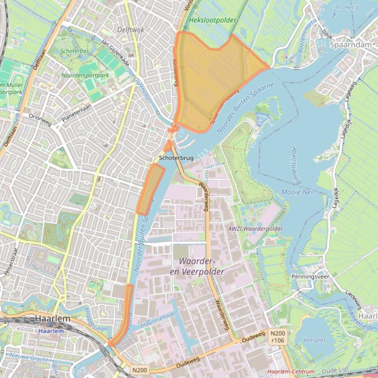 Kaart van postcodegebied 2022EG.
