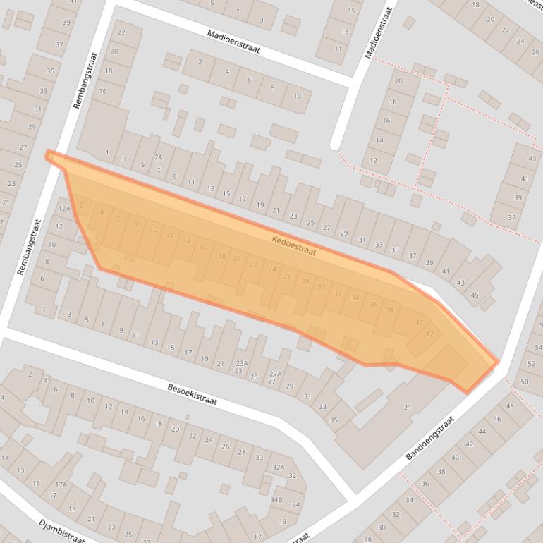 Kaart van postcodegebied 2022EN.