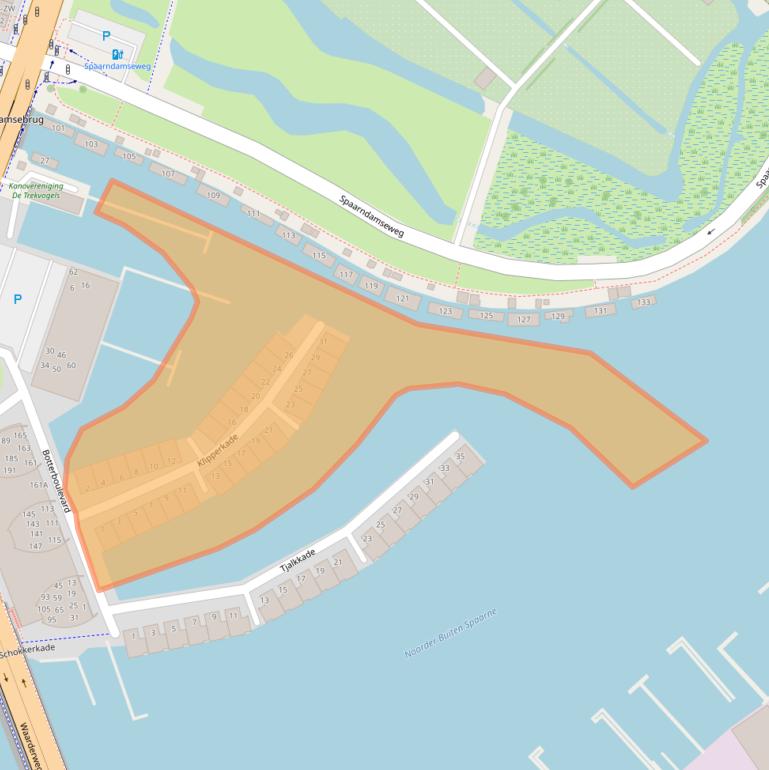 Kaart van postcodegebied 2022GB.