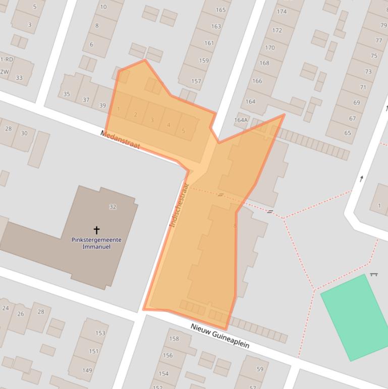 Kaart van postcodegebied 2022PD.