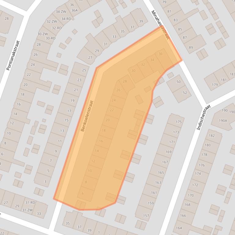 Kaart van postcodegebied 2022PK.