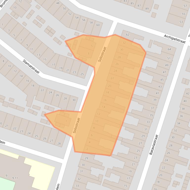 Kaart van postcodegebied 2022VK.