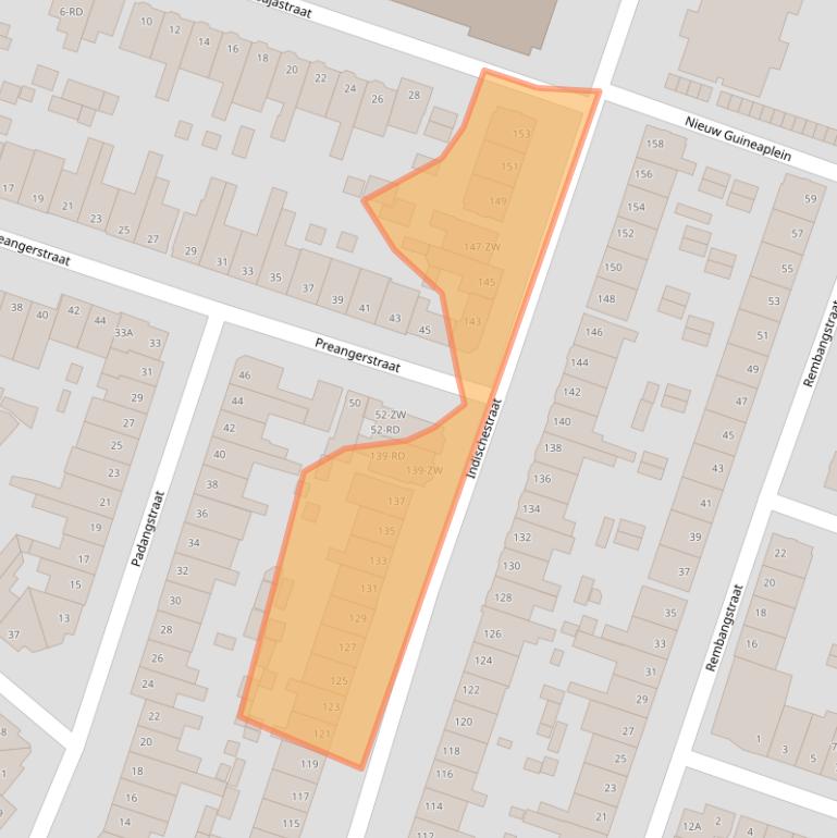Kaart van postcodegebied 2022VS.