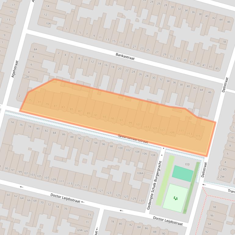 Kaart van postcodegebied 2022XC.
