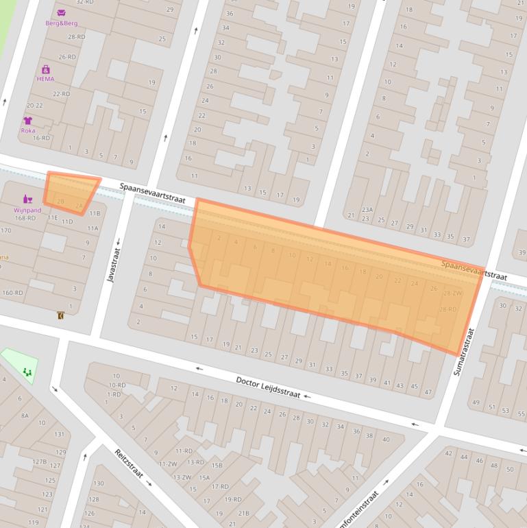 Kaart van postcodegebied 2022XD.
