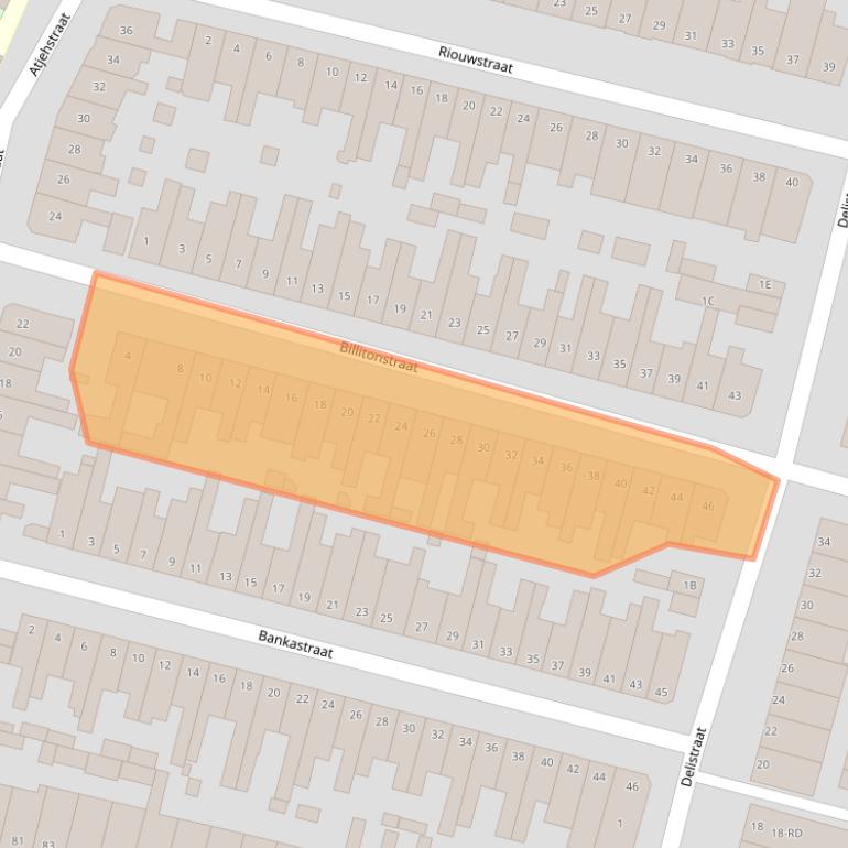 Kaart van postcodegebied 2022ZH.