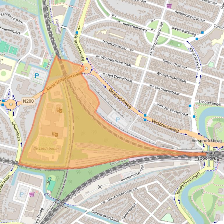 Kaart van postcodegebied 2023BS.