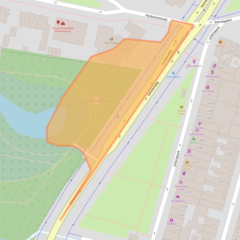 Kaart van postcodegebied 2023GC.