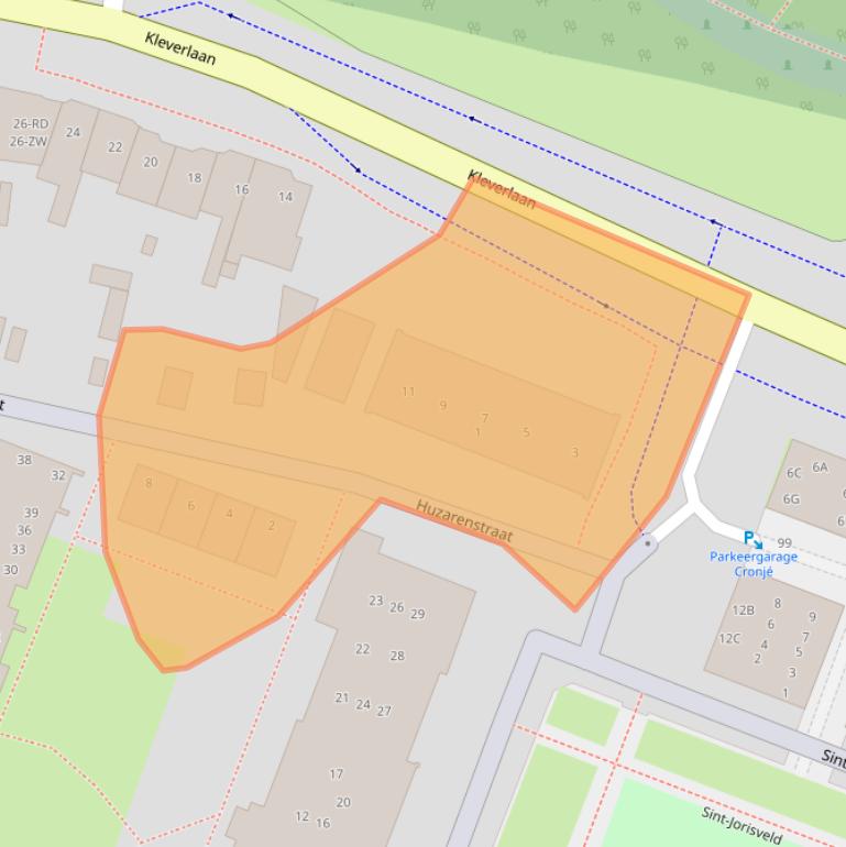 Kaart van postcodegebied 2023GM.