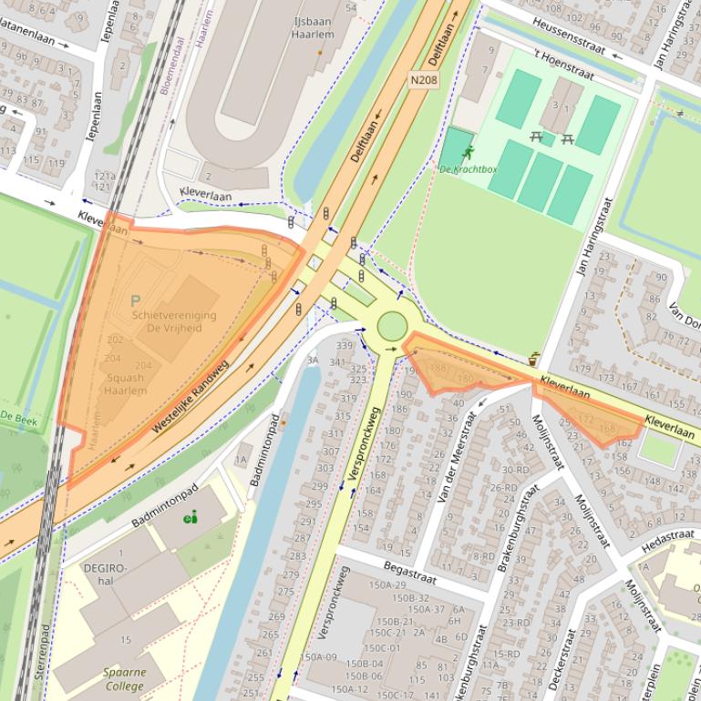Kaart van postcodegebied 2023JM.
