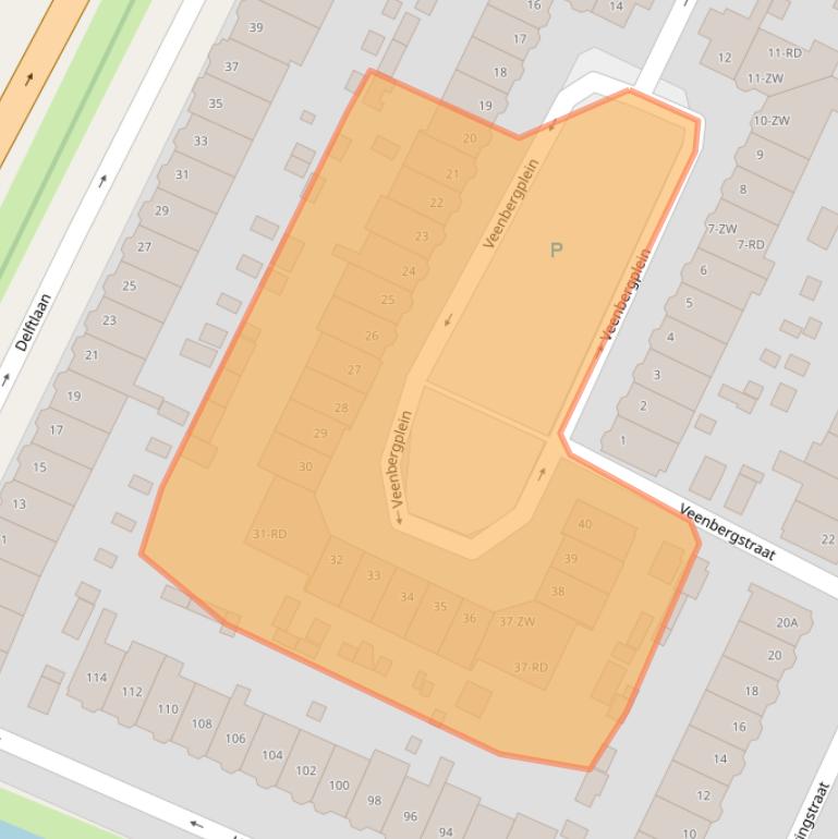 Kaart van postcodegebied 2023KH.