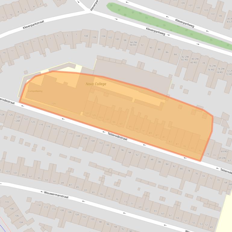 Kaart van postcodegebied 2023XM.