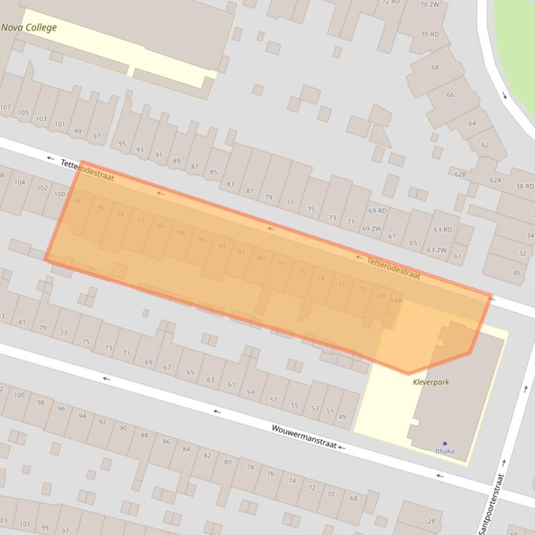 Kaart van postcodegebied 2023XR.
