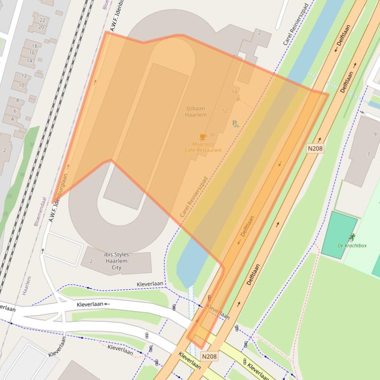 Kaart van postcodegebied 2024AW.