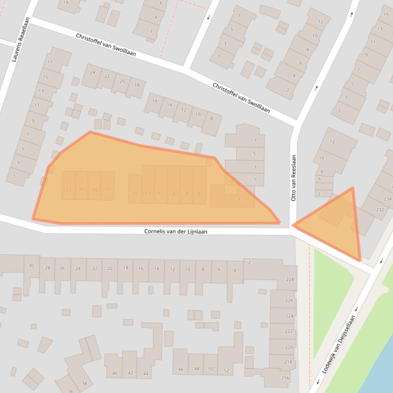 Kaart van postcodegebied 2024BA.