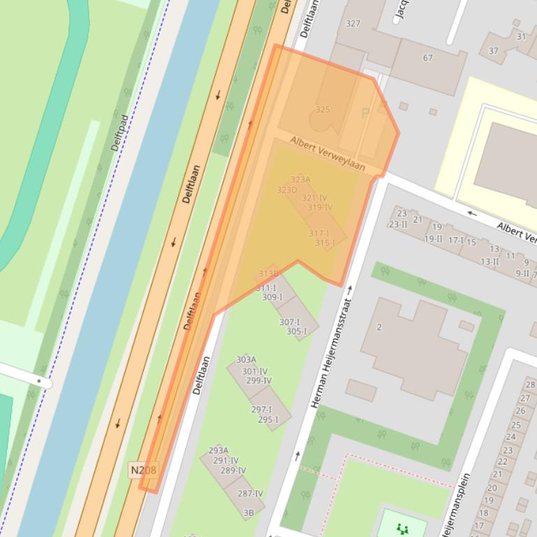 Kaart van postcodegebied 2024CH.