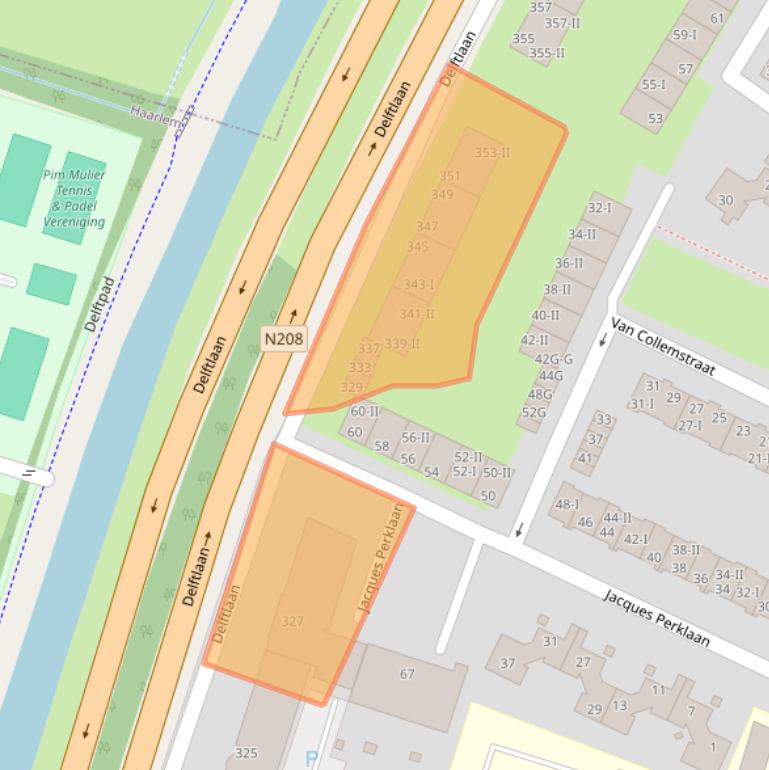 Kaart van postcodegebied 2024CJ.