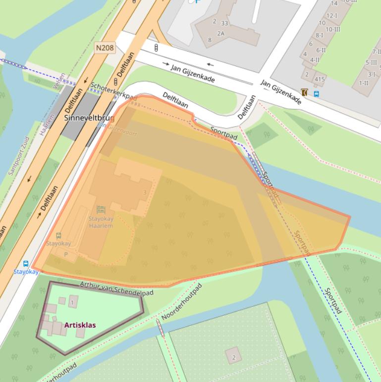 Kaart van postcodegebied 2024CL.