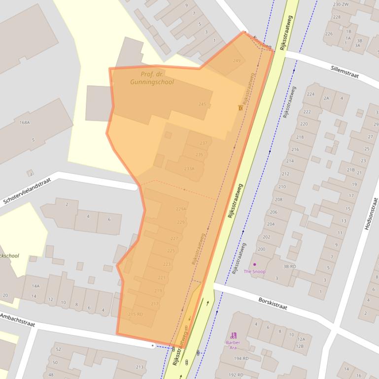 Kaart van postcodegebied 2024DG.