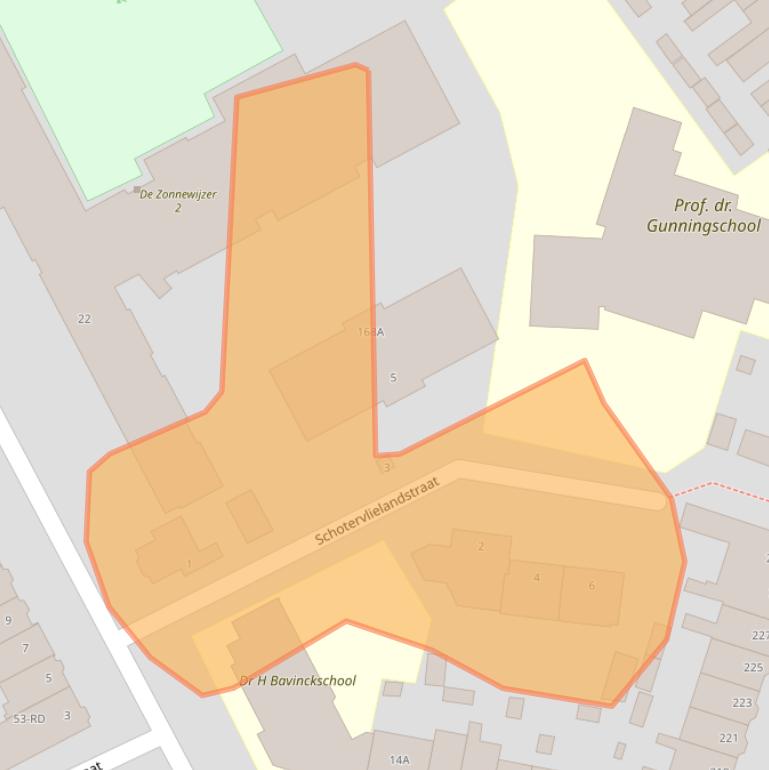 Kaart van postcodegebied 2024EA.