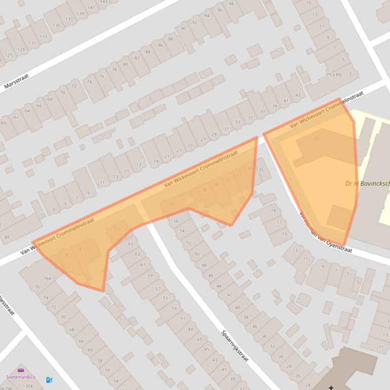 Kaart van postcodegebied 2024EM.