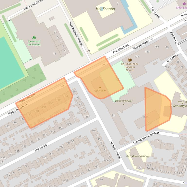 Kaart van postcodegebied 2024EW.