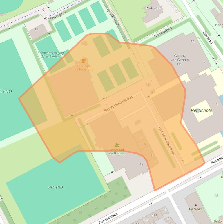 Kaart van postcodegebied 2024EZ.