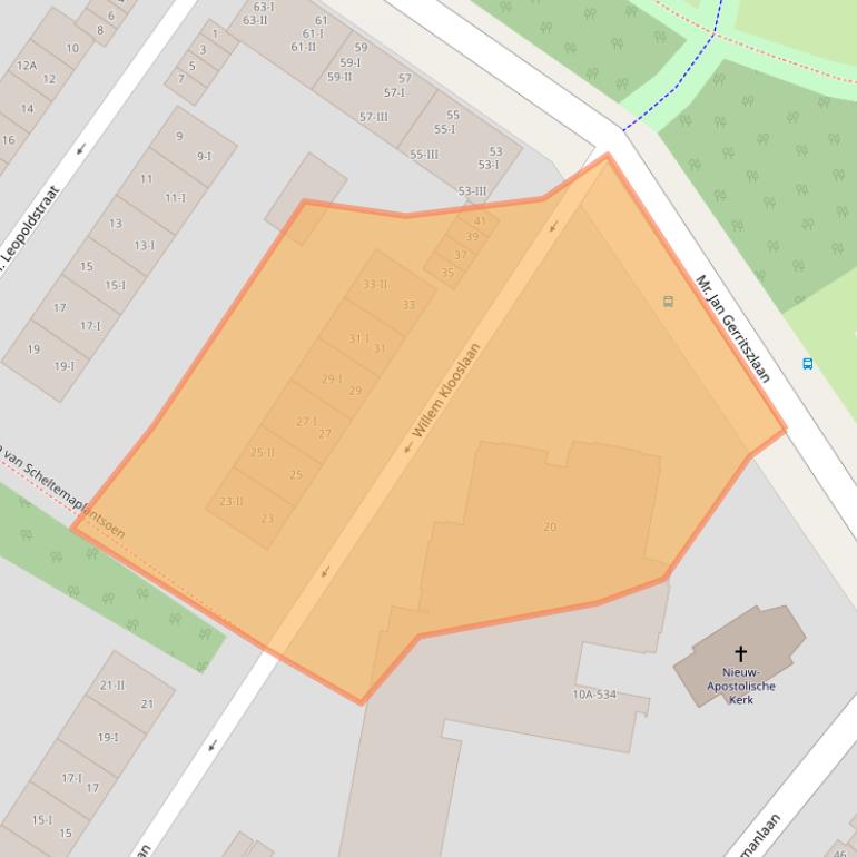 Kaart van postcodegebied 2024JP.