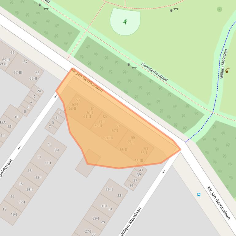Kaart van postcodegebied 2024KL.