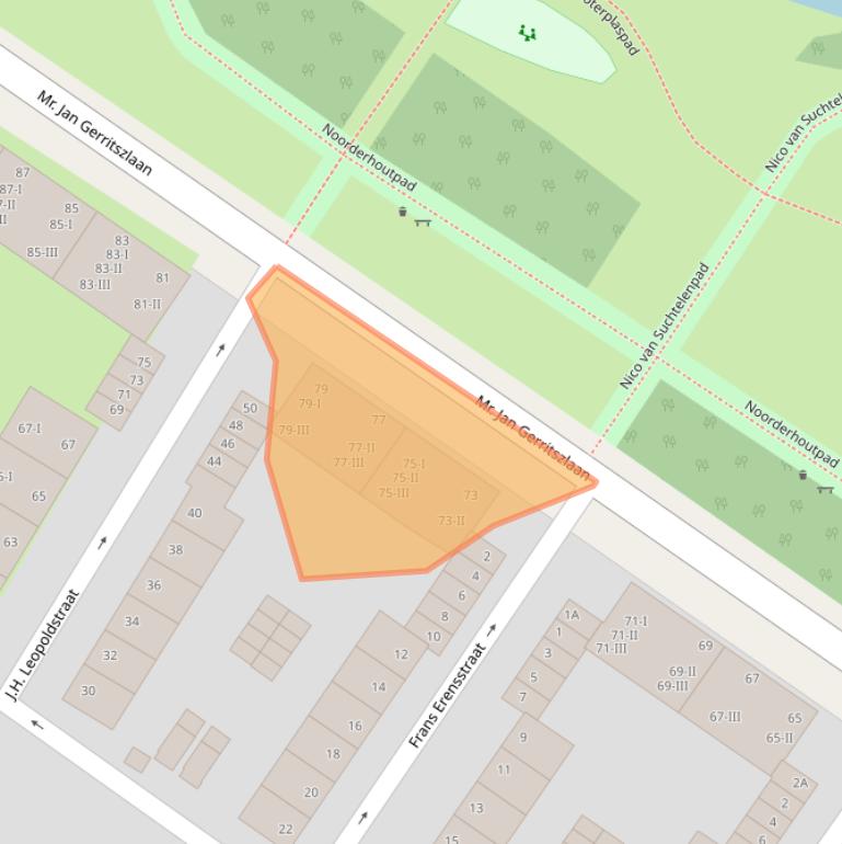 Kaart van postcodegebied 2024KN.