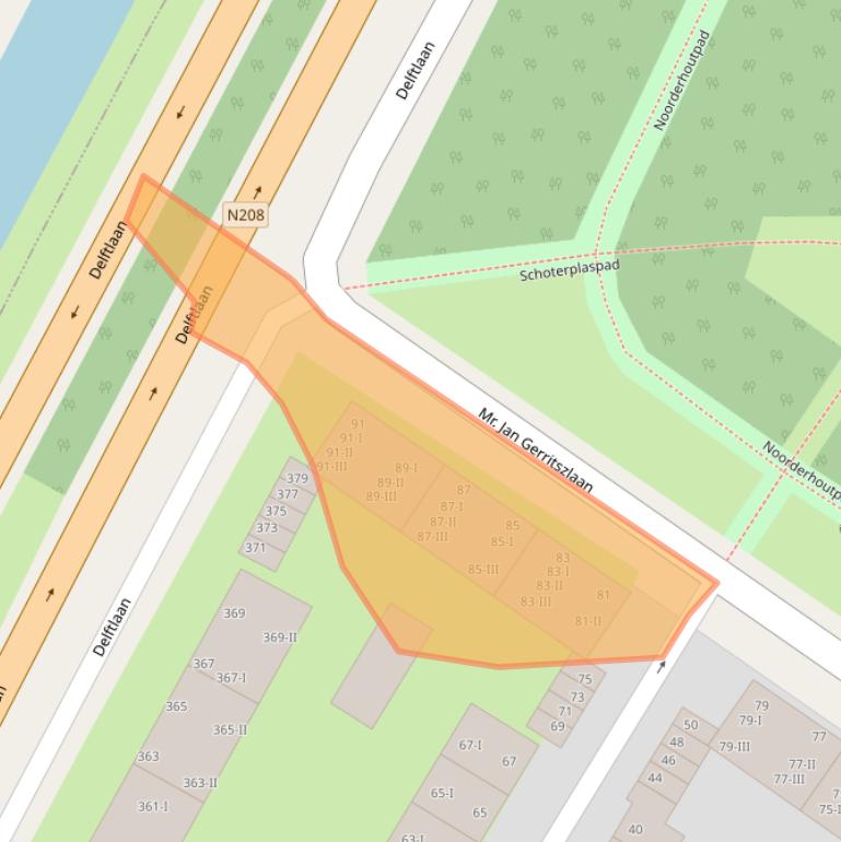 Kaart van postcodegebied 2024KP.