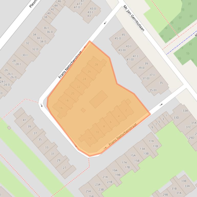 Kaart van postcodegebied 2024KS.