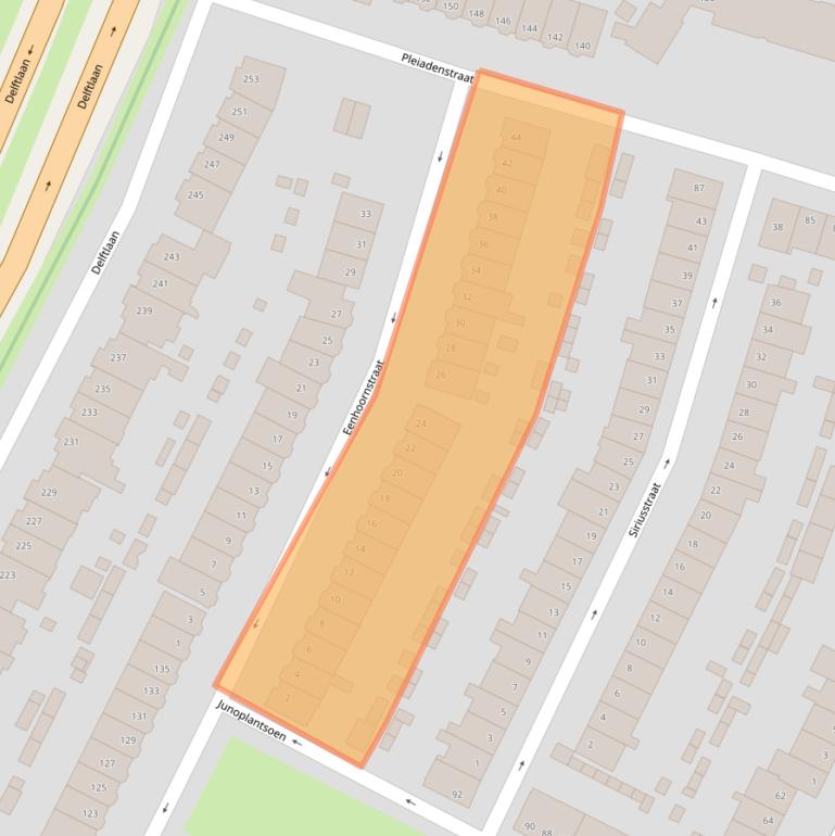 Kaart van postcodegebied 2024RX.