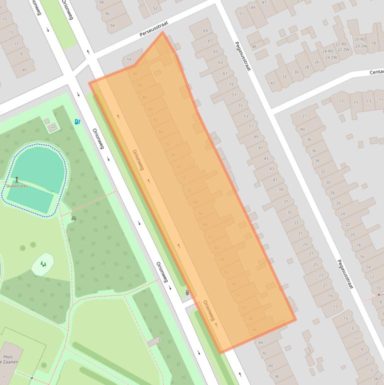 Kaart van postcodegebied 2024TE.