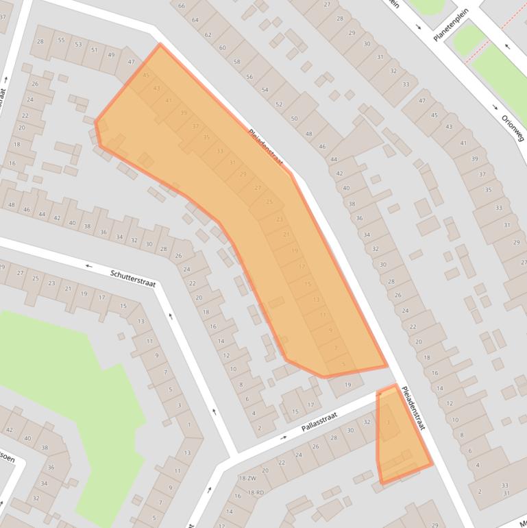 Kaart van postcodegebied 2024TM.