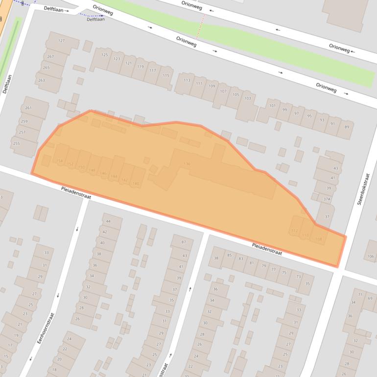 Kaart van postcodegebied 2024TT.