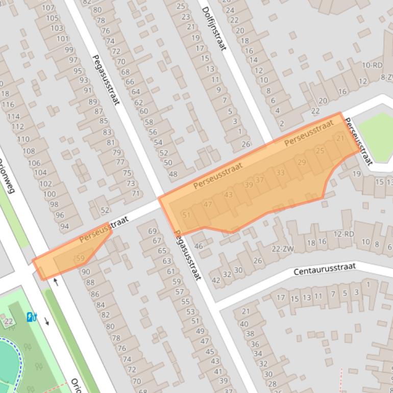 Kaart van postcodegebied 2024VX.