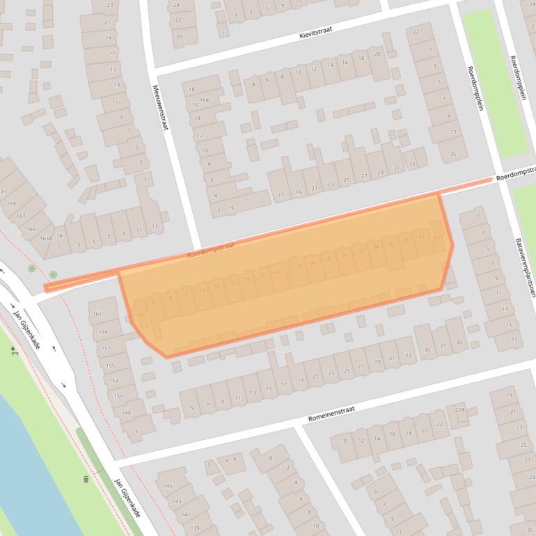 Kaart van postcodegebied 2025CP.