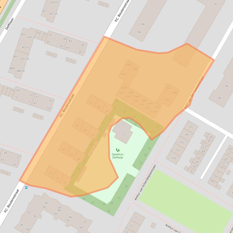 Kaart van postcodegebied 2025LK.